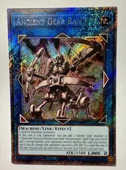 Ancient Gear Ballista 1st Edition Platinum Secret Rare RA03-EN046 Yu-Gi-Oh! - Image 1