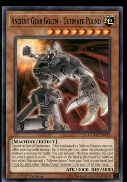 Ancient Gear Golem - Ultimate Pound COTD-EN099 Yu-Gi-Oh 1st Edition NM - Image 1