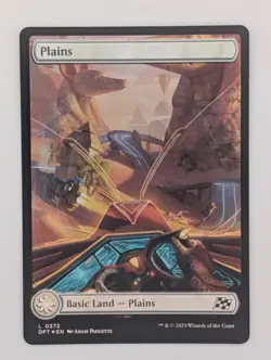 Plains Full Art *Foil* - NM - Aetherdrift - MTG - Image 1