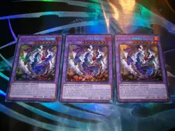 3x Snake-Eyes Doomed Dragon 1st Edition Secret Rare RA05-EN039 Yu-Gi-Oh! - Image 1