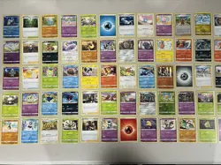 Pokemon Trading Game Cards Lot - Pokemon Card Set (65 Cards) Excellent Condition - Image 1