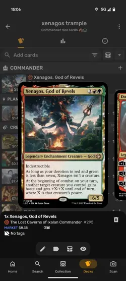 MTG Commander Xenagos, God of Revels Commander Deck w/Deck Box and Sleeves EDH - Image 1