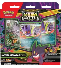 Mega Gengar EX Mega Battle Deck Foil Cards 60 Card Deck English 2025 - Sealed - Image 1