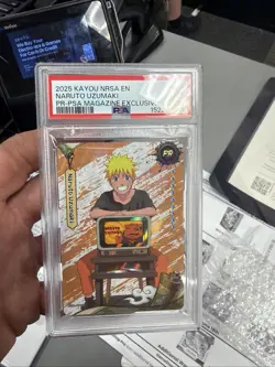 2025 KAYOU NARUTO SMRITI COLLECTIBLE CARD #003 NARUTO UZUMAKI PSA 10 - Image 1