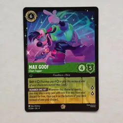 Max Goof 77/204 Disney Lorcana Fabled Regular Legendary Card NM - Image 1