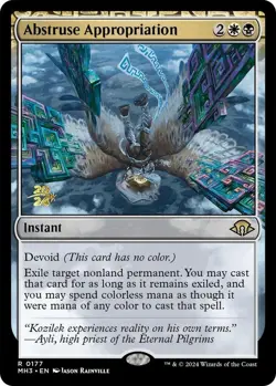 Abstruse Appropriation FOIL NM #177 Prerelease Cards MTG - Image 1