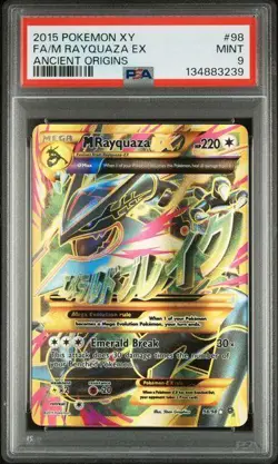 2015 Pokemon Ancient Origins Rayquaza EX #98 PSA 9 - Image 1