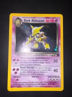Carta Pokemon Dark Alakazam 1/82 Holo Set Team Rocket ITA Condizione EXCELLENT - Image 1