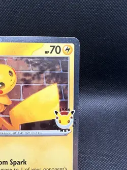 Pikachu 051/162 Pokemon Day 2026 Promo (Stamped Cosmo Holo) - Pokemon NM - Image 3