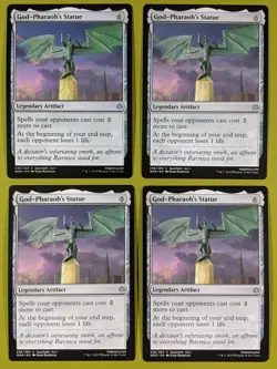 God-Pharaoh's Statue x4 War of the Spark 4x Playset Magic the Gathering MTG - Image 1