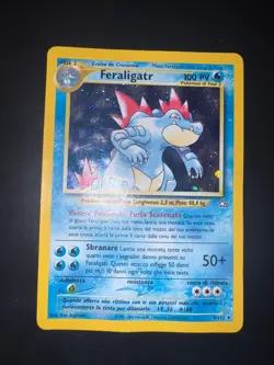 Pokemon Feraligatr 4/111 Neo Genesis Rara Holo Unlimited Wizards ITA Good+ - Image 1