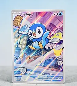 Pokemon Piplup #042 Promo First Partner Illustration Collection Series 1! 🔥 - Image 1