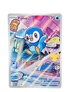 Pokemon Piplup #042 Promo First Partner Illustration Collection Series 1! 🔥 - Image 2