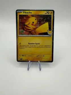 Pikachu 051 /162 Stamped 2026 Pokemon Day 30th Anniversary Promo NM - Image 1