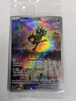 Teal Mask Ogerpon 123 SEALED Sv: Scarlet & Violet Promo Holo Pokemon TCG NM - Image 1
