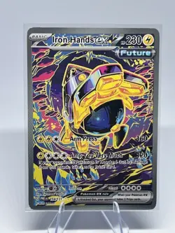 Iron Hands ex 154/131 Prismatic Evolutions Special Illustration Rare Pokemon NM - Image 1