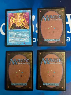 4x MTG Power Sink Beta Edition Magic: The Gathering Moderate Play Playset - Image 2
