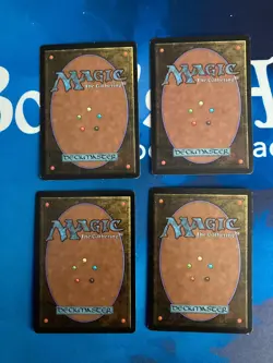 4x MTG Power Sink Beta Edition Magic: The Gathering Moderate Play Playset - Image 3