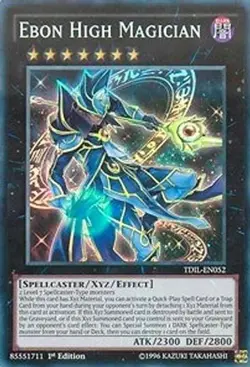 Yugioh - Ebon High Magician (Super Rare) (1st Edition) - TDIL-EN052 (P) - Image 1