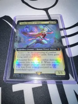 Terra, Herald of Hope #0186 (Extended Art) (FOIL) Unplayed NM MTG Final Fantasy - Image 1