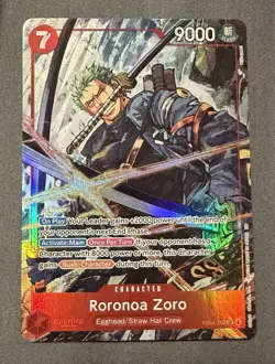 One Piece Roronoa Zoro EB04-007 Alt Art - Adventure on Kami's Island OP15-EB04 - Image 1