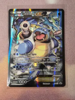 Pokemon TCG XY Promo Blastoise EX XY122 Standard Size Card - Image 1
