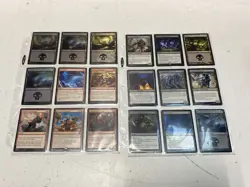 Mixed Magic: The Gathering Trading Card Bundle (9 Card Sheets) - Image 4