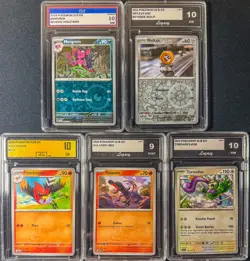 Pokemon TCG 5 Card Graded Slab Lot Holos/Reverse Holos Gem Mint 10s - Image 1