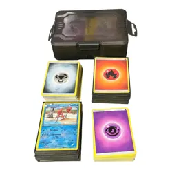 Pokemon TCG Card Lot 412 Cards 53 Holo Foil Some Sleeved Bulk - Image 1
