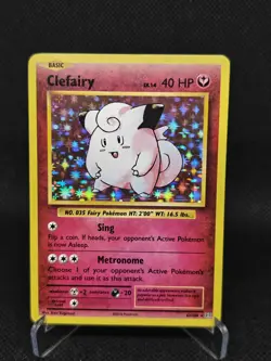 Clefairy - 63/108 - Holo - Evolutions Pokemon Card - Image 1