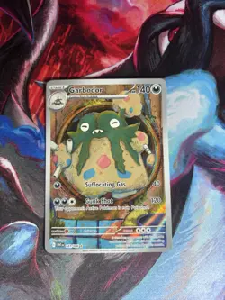 Pokemon Garbodor TCG White Flare Illustration Rare Card 141/086 SV NM - Image 1