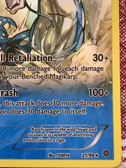 Pokemon Gyarados 21/98 XY-Ancient Origins Full Art Holo Card 2015 - Image 4
