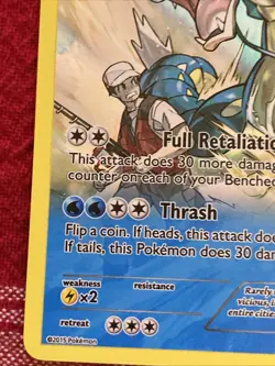 Pokemon Gyarados 21/98 XY-Ancient Origins Full Art Holo Card 2015 - Image 5