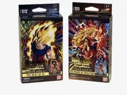 DRAGON BALL SUPER FUSION WORLD 2 STARTER DECK FS12 & FS11 ENG BANDAI CARD GAME - Image 1