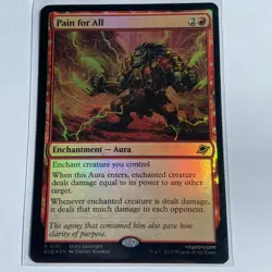 MTG Edge of Eternities - Pain for All(Foil) Rare 0151 NM - Image 1