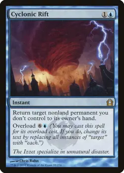 Cyclonic Rift Return to Ravnica Rare Magic the Gathering MTG - Image 1