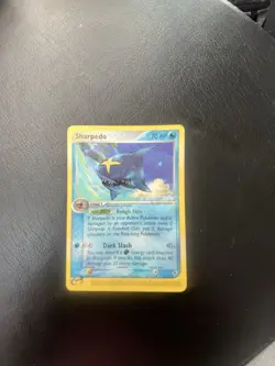 2003 Pokemon Ruby And Sapphire 22/109 Sharpedo Nm Lp Whiting On The Top Back - Image 1