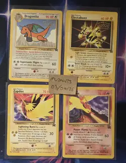 Pokemon TCG Cards WOTC Movie Promos Lot Inc Dragonite WP 5. Mixed Condition - Image 1