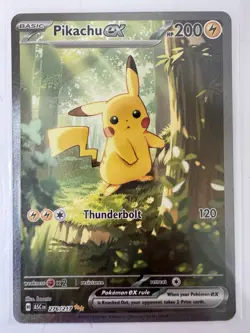 Pikachu EX 276/217 SIR Illustration Rare English Pokemon Ascended Heroes NM - Image 1