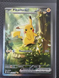 Pikachu EX 276/217 SIR Illustration Rare English Pokemon Ascended Heroes NM - Image 3