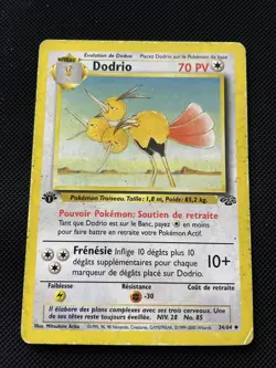 DODRIO UNCO - POKEMON 34/64 JUNGLE EDITION 1 MAUVAIS ETAT FR - Image 1