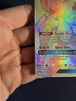 Pokemon TCG Genesect GX 224/214 Sm-Lost Thunder Full Art Holo Secret Rare 180HP - Image 4