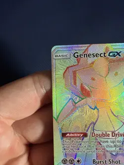 Pokemon TCG Genesect GX 224/214 Sm-Lost Thunder Full Art Holo Secret Rare 180HP - Image 5