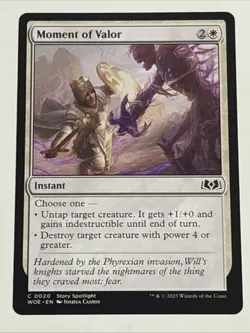MTG Wilds of Eldraine Moment of Valor 0020 NM - Image 1