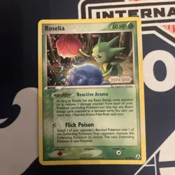 Pokemon TCG Roselia EX Legend Maker 42/92 Reverse Holo Stamped - Image 1