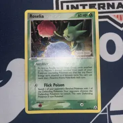 Pokemon TCG Roselia EX Legend Maker 42/92 Reverse Holo Stamped - Image 2