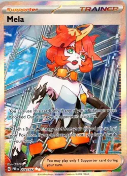 Pokemon TCG - Mela - 236/182 - SV04: Paradox Rift NM (SKU 1-4) - Image 1