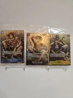 One Piece Monkey D. Luffy P-075,074,& 073 English Promo Tin Set Vol 2 Sealed!!! - Image 1