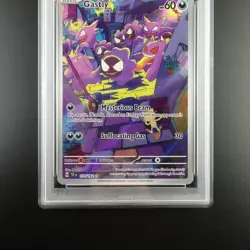 PSA 9 Gastly 177/162 Pokemon Temporal Forces Holo Full Art Graded Card - Image 3