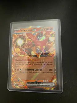 Pokemon Volcanion Ex 031/159 Ultra Rare Holo Card w/ Top Loader - Image 1
